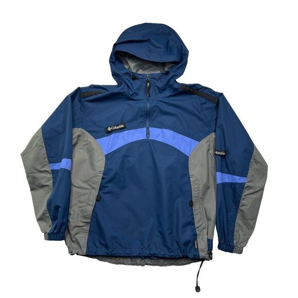 Columbia Women's Vintage 1/4 Zip Vented & Hooded Rain Jacket - Picture 1 of 11